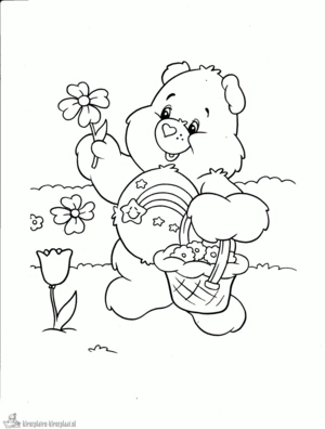 Troetelbeertjes 4 kleurplaat