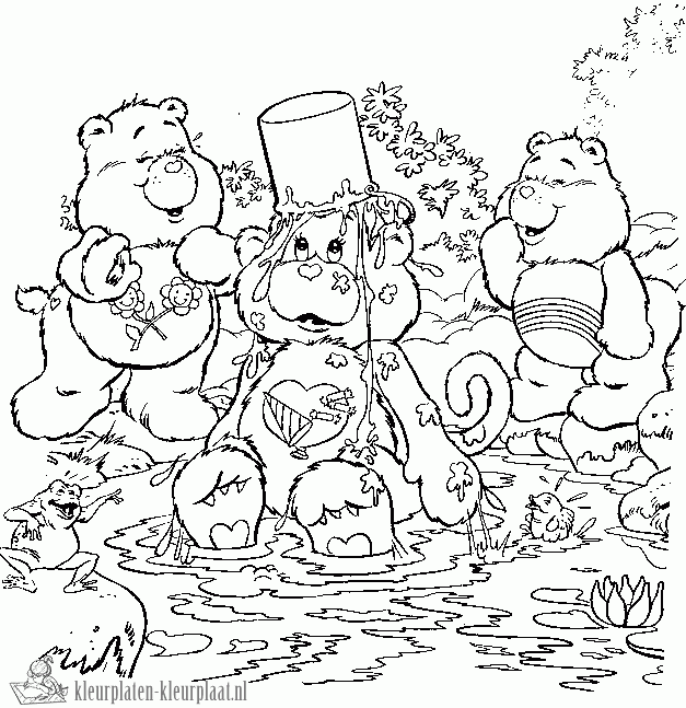 Troetelbeertjes 6 kleurplaat
