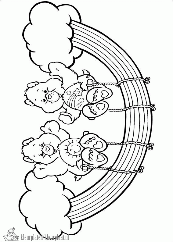 Troetelbeertjes 8 kleurplaat