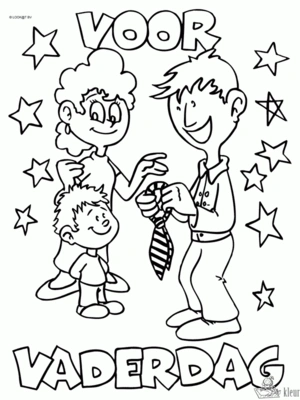 Vaderdag 5 kleurplaat