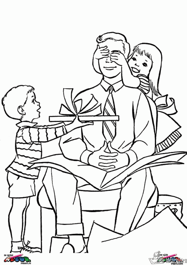 Vaderdag 9 kleurplaat