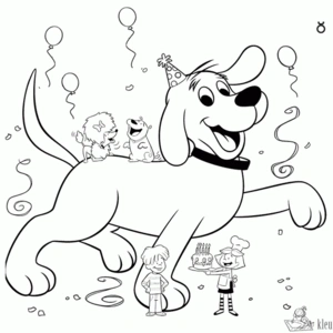 Verjaardag 129 kleurplaat