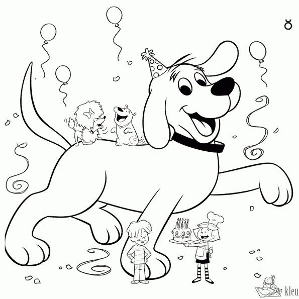 Verjaardag 129 kleurplaat