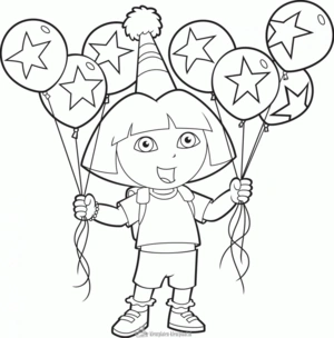 Verjaardag 134 kleurplaat