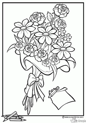 Verjaardag 7 kleurplaat