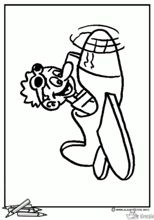 Vliegtuig 15 kleurplaat