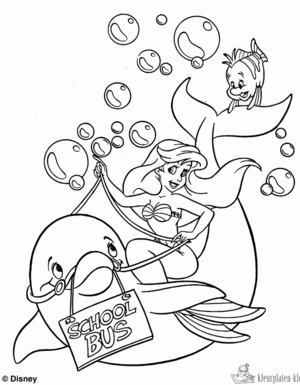 Zeemeermin 7 kleurplaat