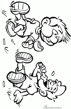 Ijsjes eten kleurplaat