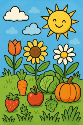 Natuur & Omgeving kleurplaten